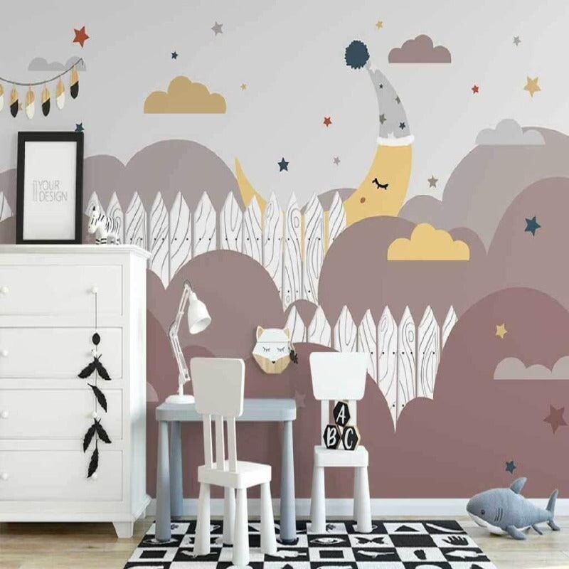 Papier Peint Façon Nuage | Le Petit Intissé