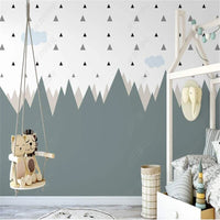 Thumbnail for Papier Peint Motif Déco Montagne | Le Petit Intissé