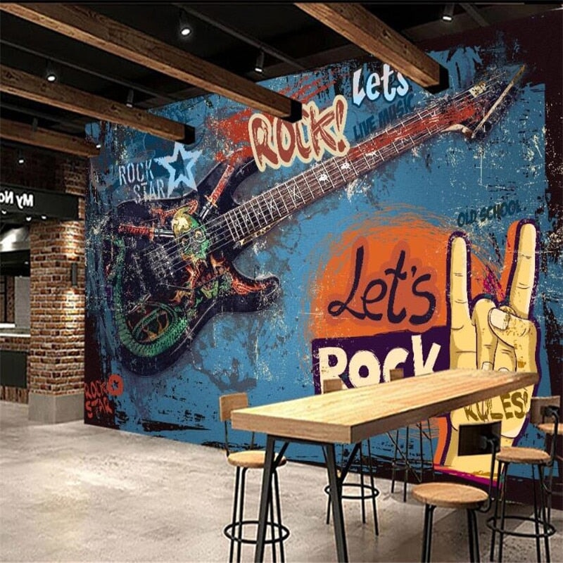 Papier Peint Rock N Roll | Le Petit Intissé