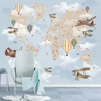 Thumbnail for Carte du Monde Géante Murale | Le Petit Intissé