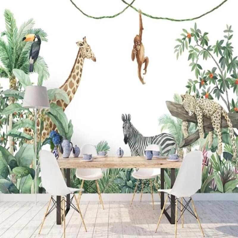 Papier Peint Animaux Afrique | Le Petit Intissé