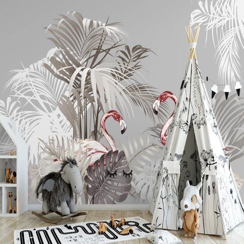 Tapisserie Murale Flamant Rose | Le Petit Intissé