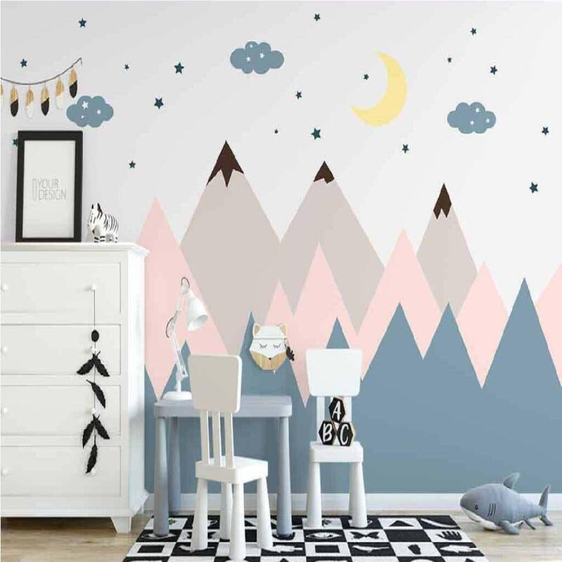 Papier Peint Chambre Fille Design | Le Petit Intissé