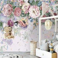 Thumbnail for Papier Peint Fleur Papillon | Le Petit Intissé