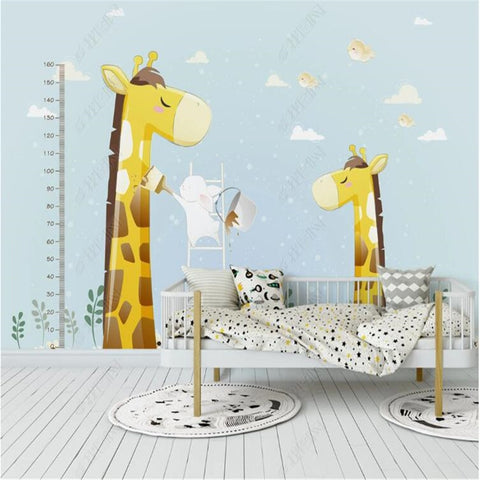 Papier Peint Avec Girafe | Le Petit Intissé