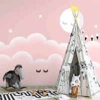 Thumbnail for Papier Peint Rose pour Petite Fille | Le Petit Intissé