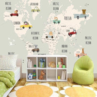 Thumbnail for Carte du Monde Chambre | Le Petit Intissé