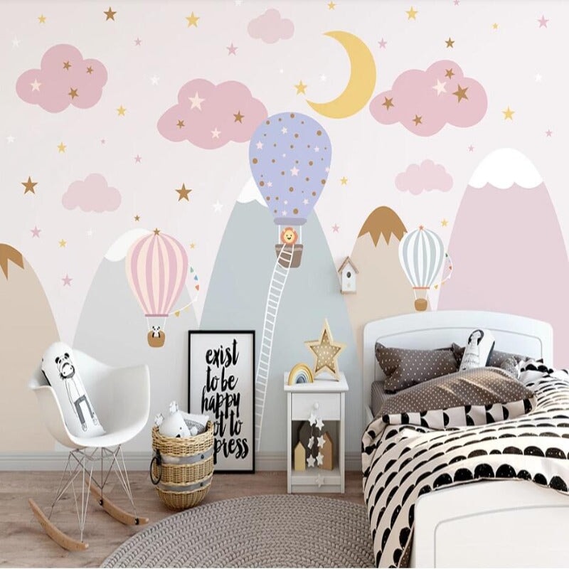 Papier Peint Etoile Fille | Le Petit Intissé