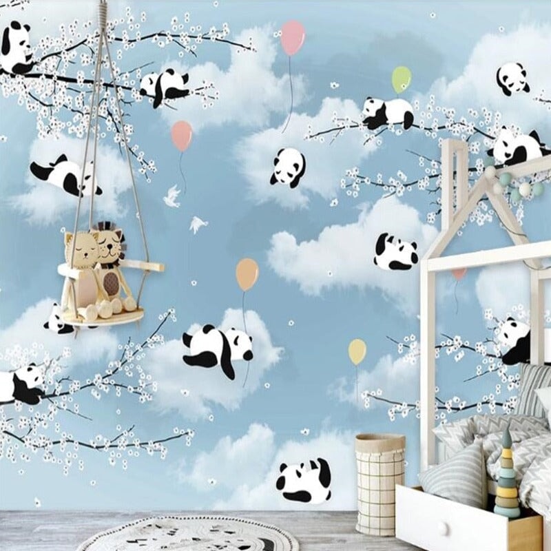 Papier Peint Motif Panda | Le Petit Intissé