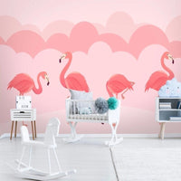 Thumbnail for Déco Chambre Bébé Fille Flamant Rose | Le Petit Intissé