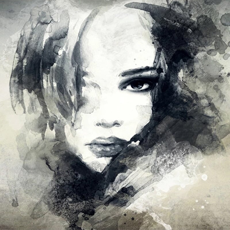 Papier Peint Ado Noir et Blanc | Le Petit Intissé