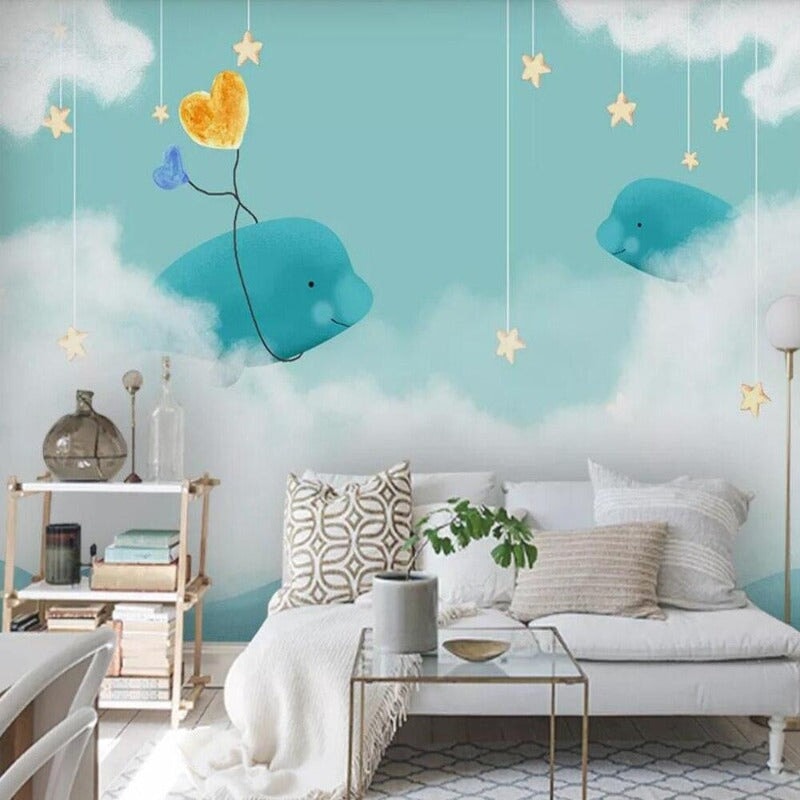 Papier Peint Nuage de Coton | Le Petit Intissé