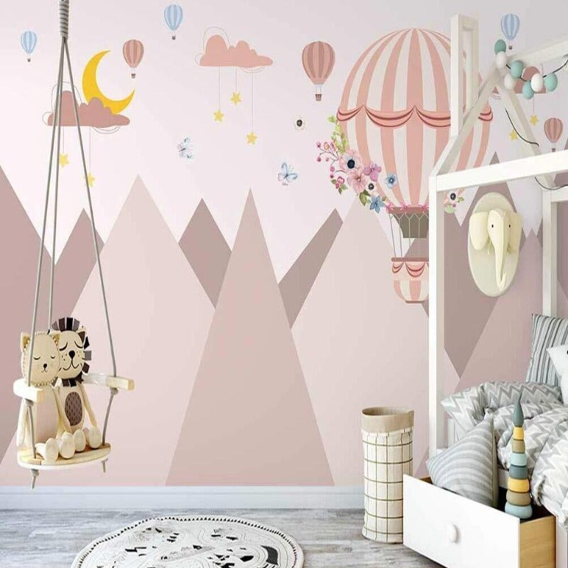 Papier Peint Géométrique Fille | Le Petit Intissé