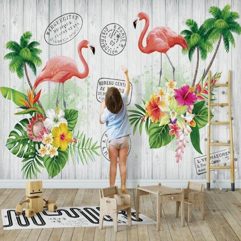 Chambre Bébé Fille Flamant Rose | Le Petit Intissé