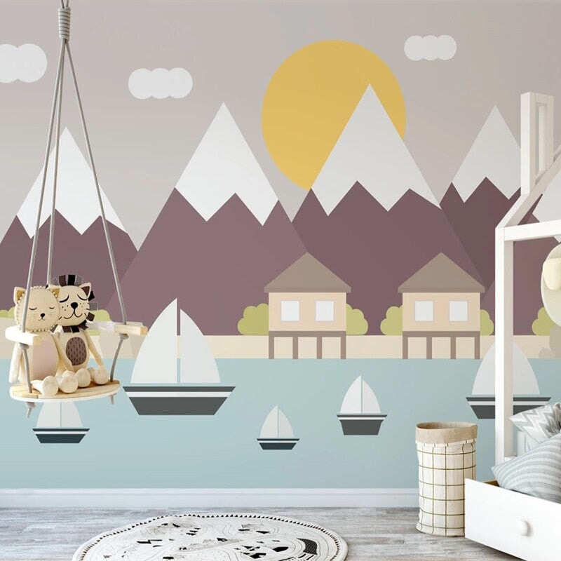 Papier Peint Voilier | Le Petit Intissé