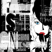 Thumbnail for Papier Peint Noir et Blanc Visage | Le Petit Intissé