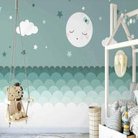 Thumbnail for Papier Peint Bébé Vert d'Eau | Le Petit Intissé