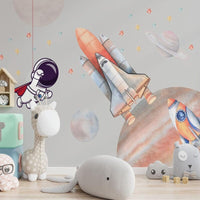 Thumbnail for Papier Peint Cosmonaute | Le Petit Intissé