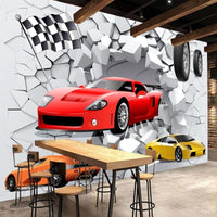 Thumbnail for Papier Peint Voiture Ferrari | Le Petit Intissé