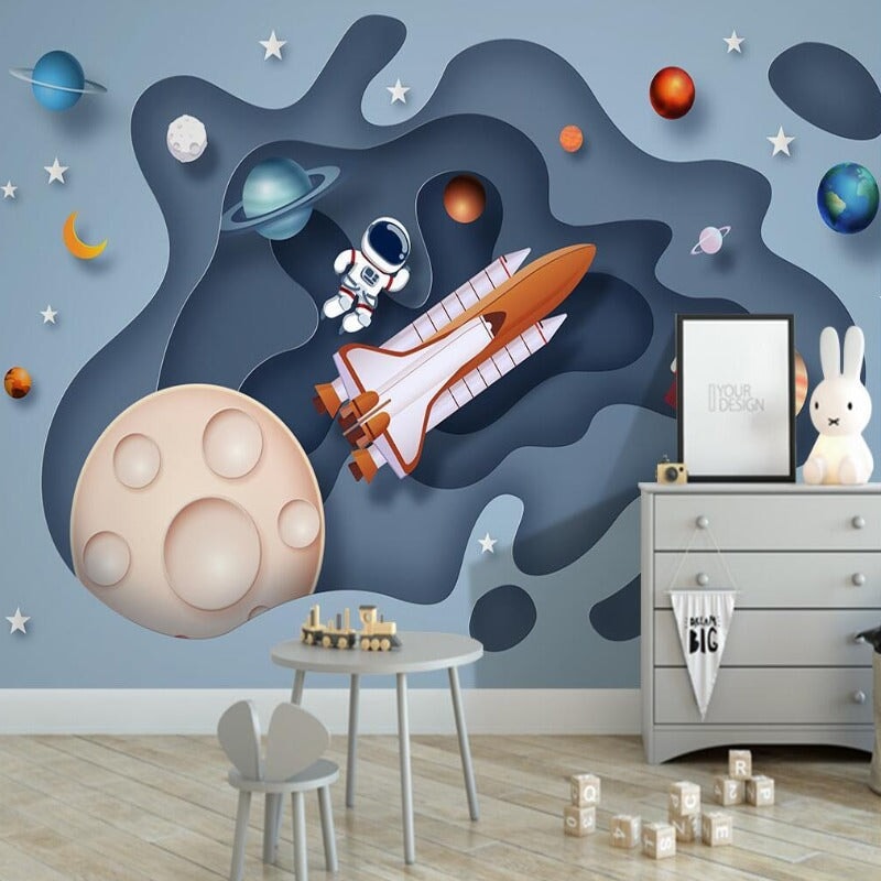 Papier Peint Cosmos Nuit | Le Petit Intissé