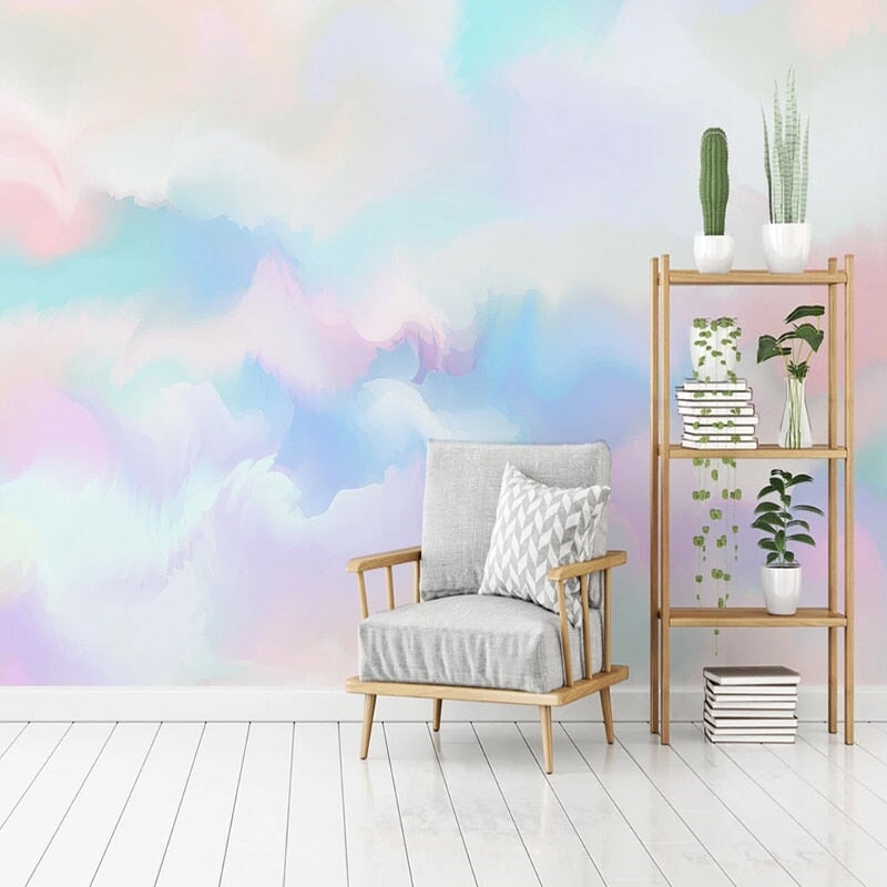 Papier Peint Couleur Arc-en-ciel | Le Petit Intissé