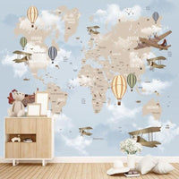 Thumbnail for Carte du Monde Géante Murale | Le Petit Intissé