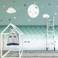 Thumbnail for Papier Peint Bébé Vert d'Eau | Le Petit Intissé