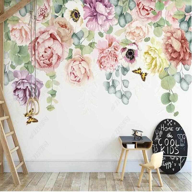 Tapisserie Fille Fleur | Le Petit Intissé