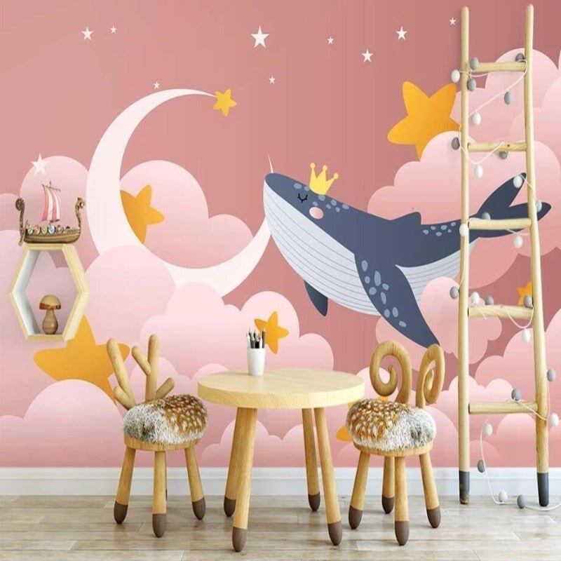 Papier Peint Chambre Fille Rose | Le Petit Intissé