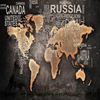 Thumbnail for Papier Peint Mappemonde Vintage | Le Petit Intissé