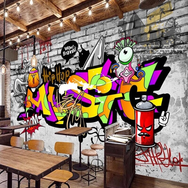 Graffiti Tag Musique | Le Petit Intissé