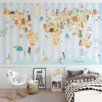 Thumbnail for Papier Peint avec Mappemonde | Le Petit Intissé