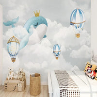 Thumbnail for Tapisserie Panoramique Baleine | Le Petit Intissé