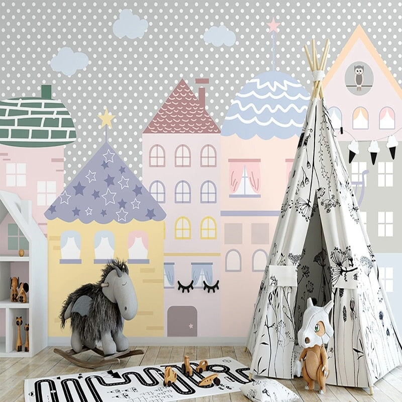 Chambre Bébé Fille Déco Papier Peint | Le Petit Intissé