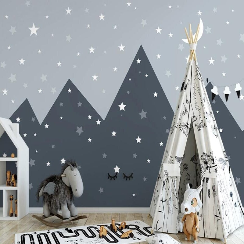 Papier Peint Bleu Garçon | Le Petit Intissé