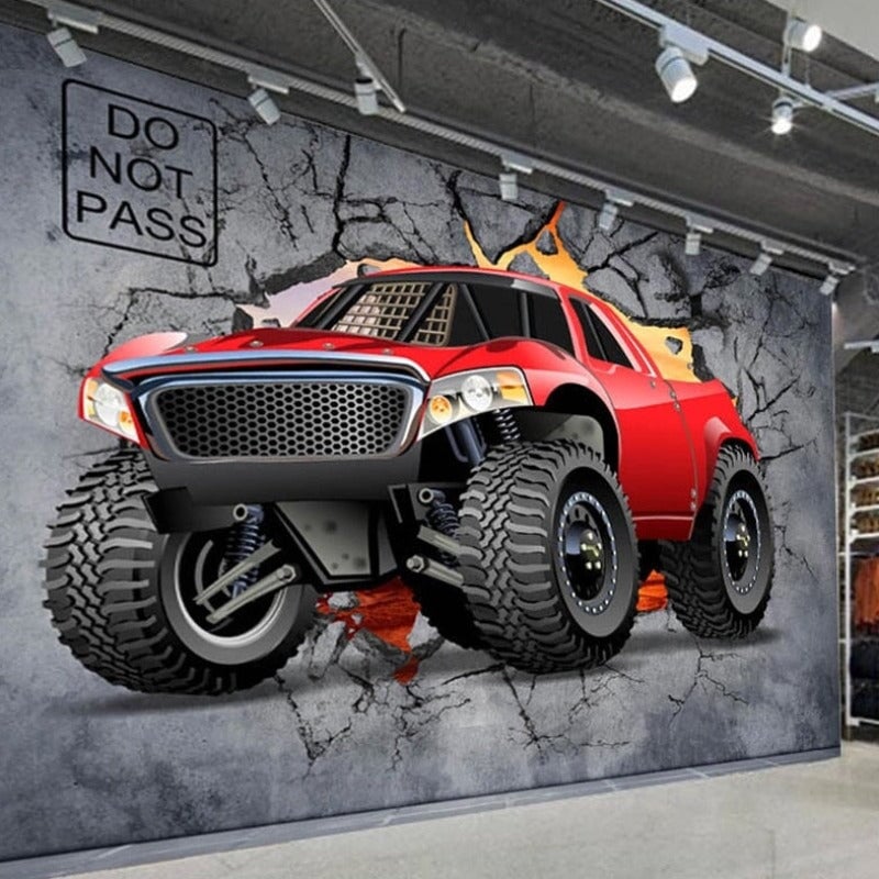 Tapisserie Monster Truck | Le Petit Intissé