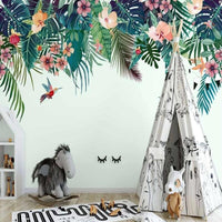 Thumbnail for Papier Peint Oiseaux Tropicaux | Le Petit Intissé