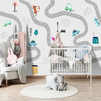 Thumbnail for Papier Peint Enfant Voiture | Le Petit Intissé