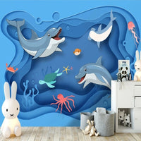 Thumbnail for Papier Peint de Dauphin | Le Petit Intissé