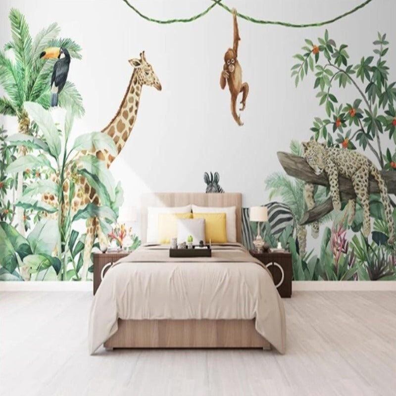 Papier Peint Animaux Afrique | Le Petit Intissé