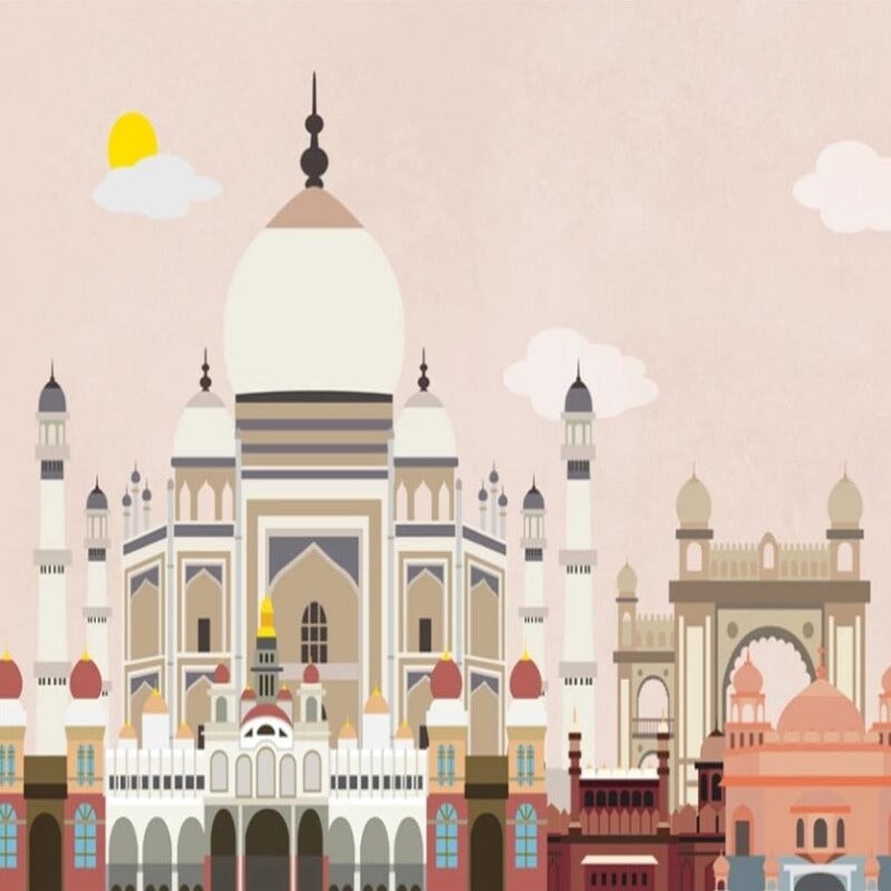 Papier Peint Classique Bébé <br/> Palais Oriental