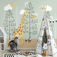 Thumbnail for Papier Peint Panoramique Girafe | Le Petit Intissé