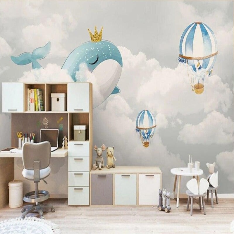 Tapisserie Panoramique Baleine | Le Petit Intissé