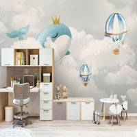 Thumbnail for Tapisserie Panoramique Baleine | Le Petit Intissé