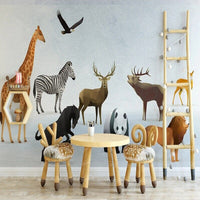 Thumbnail for Papier Peint Scène Animaux | Le Petit Intissé