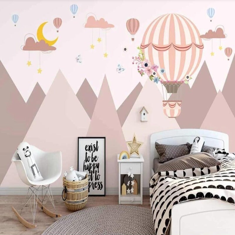 Papier Peint Géométrique Fille | Le Petit Intissé