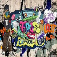 Thumbnail for Papier Peint Street Art Sur Mesure | Le Petit Intissé