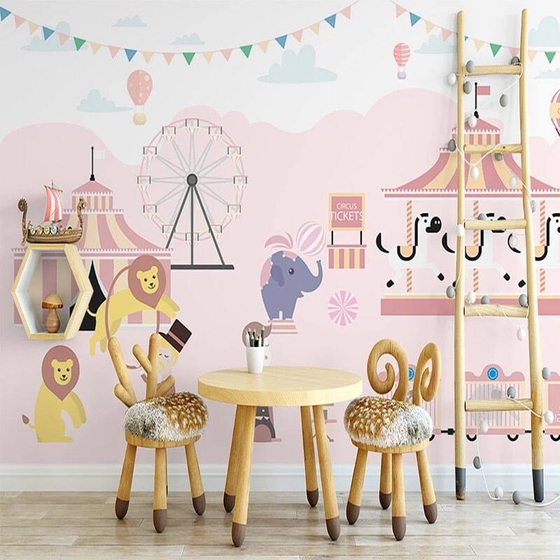 Papier Peint Cheval Fille | Le Petit Intissé