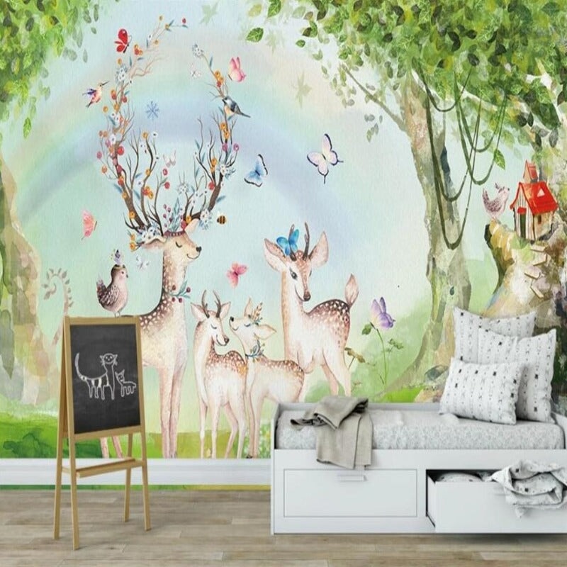 Papier Peint Paysage Animaux | Le Petit Intissé