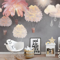 Thumbnail for Papier Peint Fille Plume | Le Petit Intissé